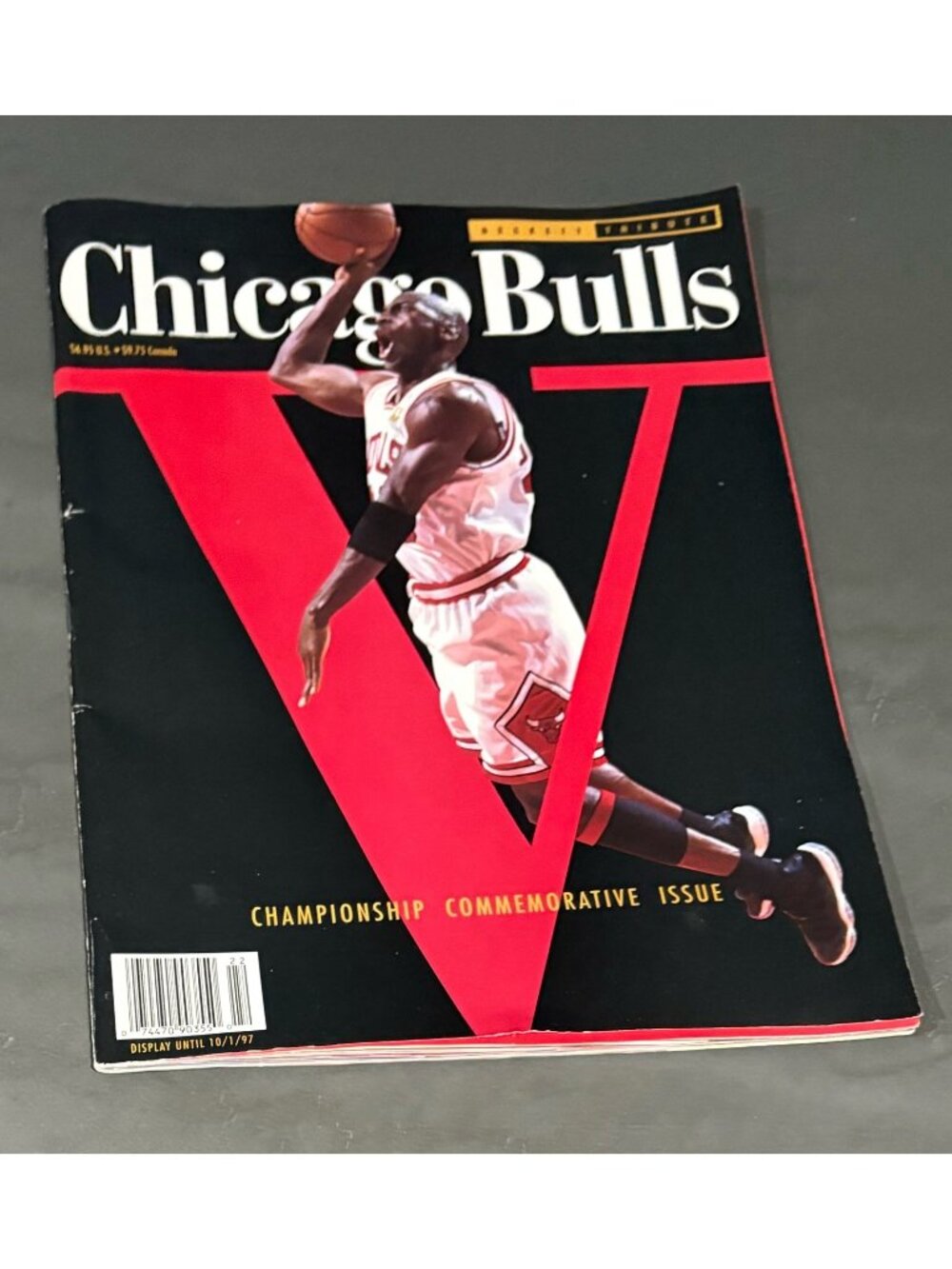Michael Jordan Chicago Bulls V Beckett Tribute Championship Issue September 1997